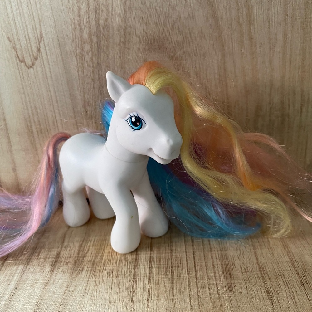 My Little Pony 2005 Crystal Princess Daffidazey & 3-D Flower hasbro MLP Gen 3
